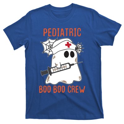 Cute Pediatric Nurse Halloween Ghost Rn Boo Boo Crew Cute Gift T-Shirt