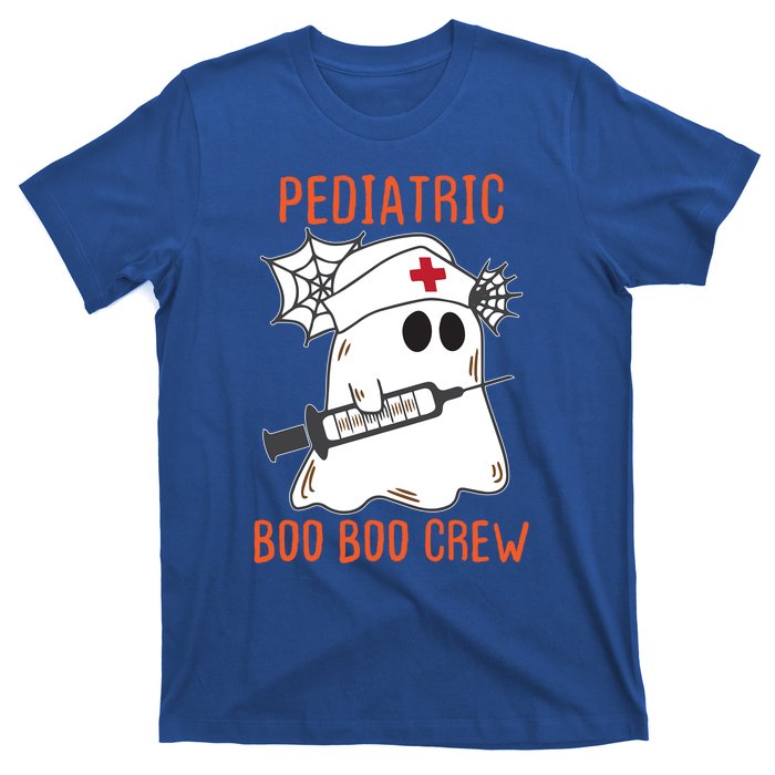 Cute Pediatric Nurse Halloween Ghost Rn Boo Boo Crew Cute Gift T-Shirt