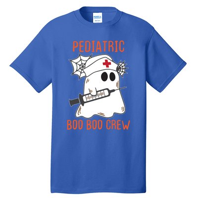 Cute Pediatric Nurse Halloween Ghost Rn Boo Boo Crew Cute Gift Tall T-Shirt