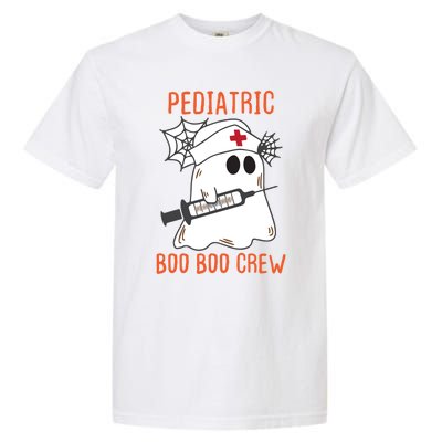 Cute Pediatric Nurse Halloween Ghost Rn Boo Boo Crew Cute Gift Garment-Dyed Heavyweight T-Shirt