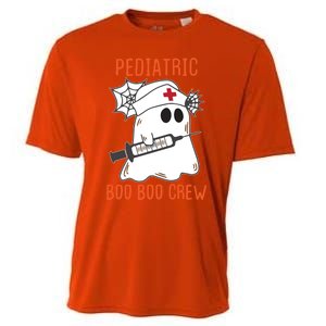 Cute Pediatric Nurse Halloween Ghost Rn Boo Boo Crew Gift Cooling Performance Crew T-Shirt