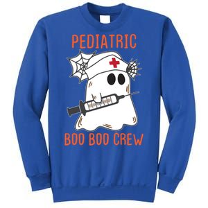 Cute Pediatric Nurse Halloween Ghost Rn Boo Boo Crew Gift Sweatshirt