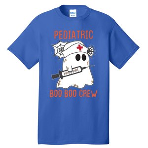 Cute Pediatric Nurse Halloween Ghost Rn Boo Boo Crew Gift Tall T-Shirt