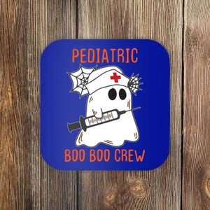 Cute Pediatric Nurse Halloween Ghost Rn Boo Boo Crew Gift Coaster