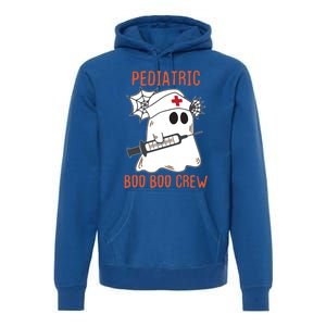 Cute Pediatric Nurse Halloween Ghost Rn Boo Boo Crew Gift Premium Hoodie