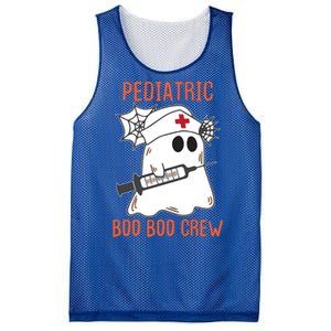 Cute Pediatric Nurse Halloween Ghost Rn Boo Boo Crew Gift Mesh Reversible Basketball Jersey Tank