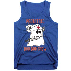 Cute Pediatric Nurse Halloween Ghost Rn Boo Boo Crew Gift Tank Top