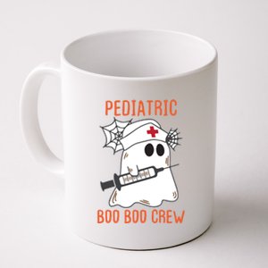 Cute Pediatric Nurse Halloween Ghost Rn Boo Boo Crew Gift Coffee Mug