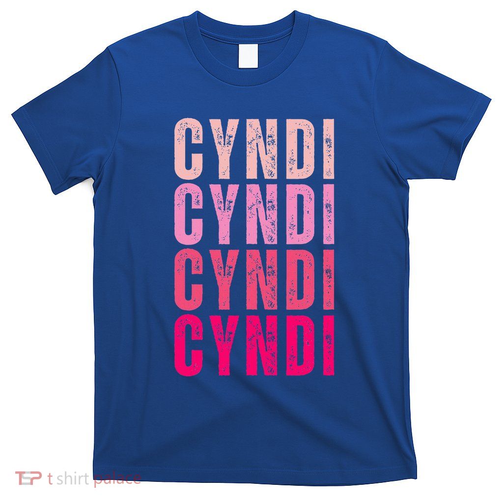 Cyndi Personalized Name I Love Cyndi T-Shirt