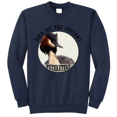 Cute Puteketeke New Zealand's Bird of the Century Flower  Sweatshirt