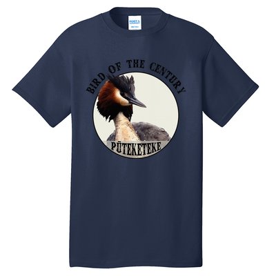 Cute Puteketeke New Zealand's Bird of the Century Flower  Tall T-Shirt