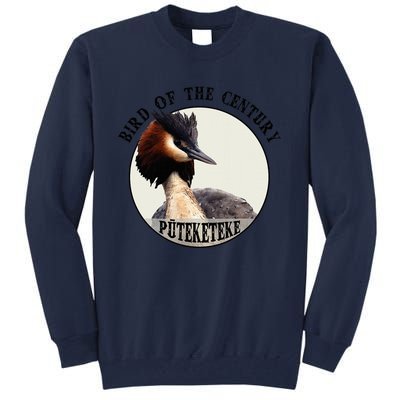 Cute Puteketeke New Zealand's Bird of the Century Flower  Tall Sweatshirt