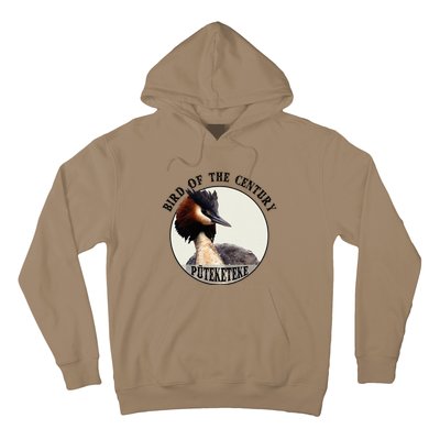 Cute Puteketeke New Zealand's Bird of the Century Flower  Hoodie