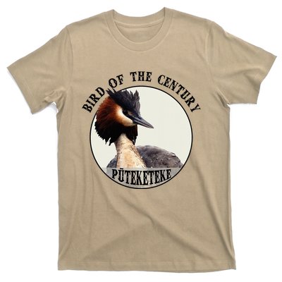 Cute Puteketeke New Zealand's Bird of the Century Flower  T-Shirt