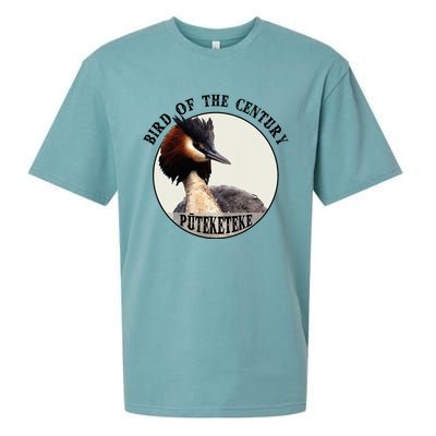 Cute Puteketeke New Zealand's Bird of the Century Flower  Sueded Cloud Jersey T-Shirt