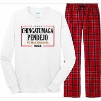 Chingatumaga Pendejo No Mas Naranja 2024 Election Long Sleeve Pajama Set