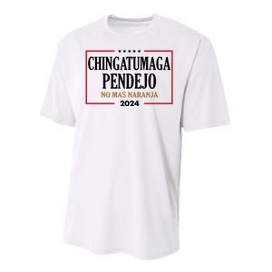 Chingatumaga Pendejo No Mas Naranja 2024 Election Performance Sprint T-Shirt