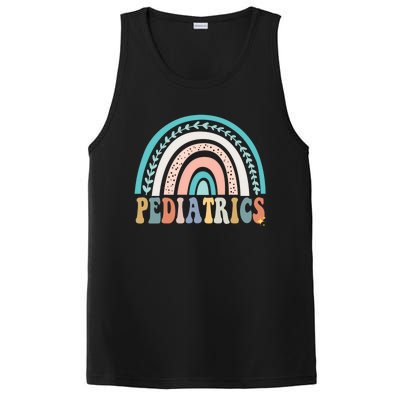 Christmas Pediatrics Nurse Pediatrician Peds Crew Flowers Gift PosiCharge Competitor Tank