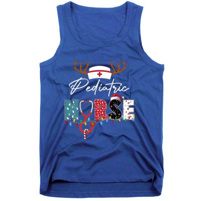 Cute Pediatric Nurse Christmas Peds Pediatrician Meaningful Gift Tank Top