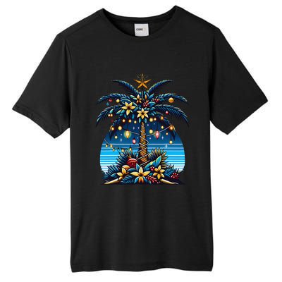 Christmas Perioperative Nurse Tech Surg Holiday Crew Tall Fusion ChromaSoft Performance T-Shirt