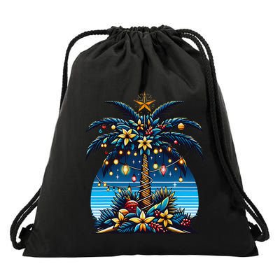 Christmas Perioperative Nurse Tech Surg Holiday Crew Drawstring Bag