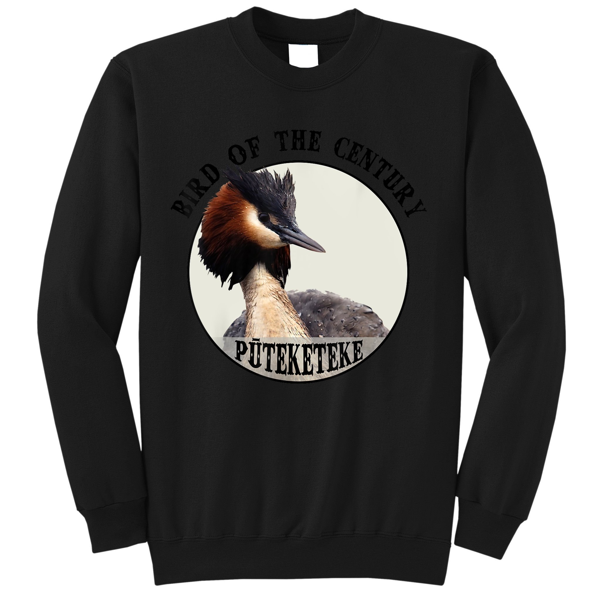 Cute Puteketeke New ZealandS Bird Of The Century Flower Sweatshirt