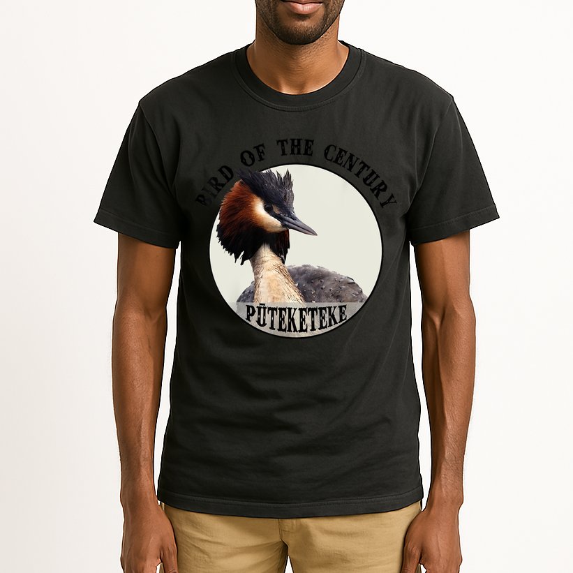 Cute Puteketeke New ZealandS Bird Of The Century Flower Tall T-Shirt