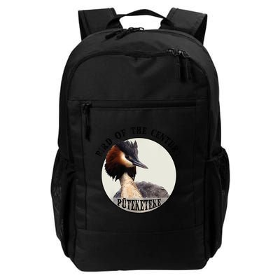 Cute Puteketeke New ZealandS Bird Of The Century Flower Backpack