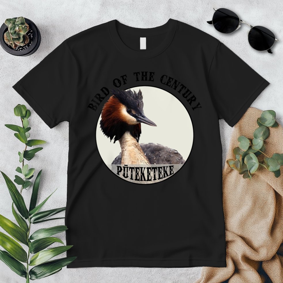 Cute Puteketeke New ZealandS Bird Of The Century Flower Premium T-Shirt