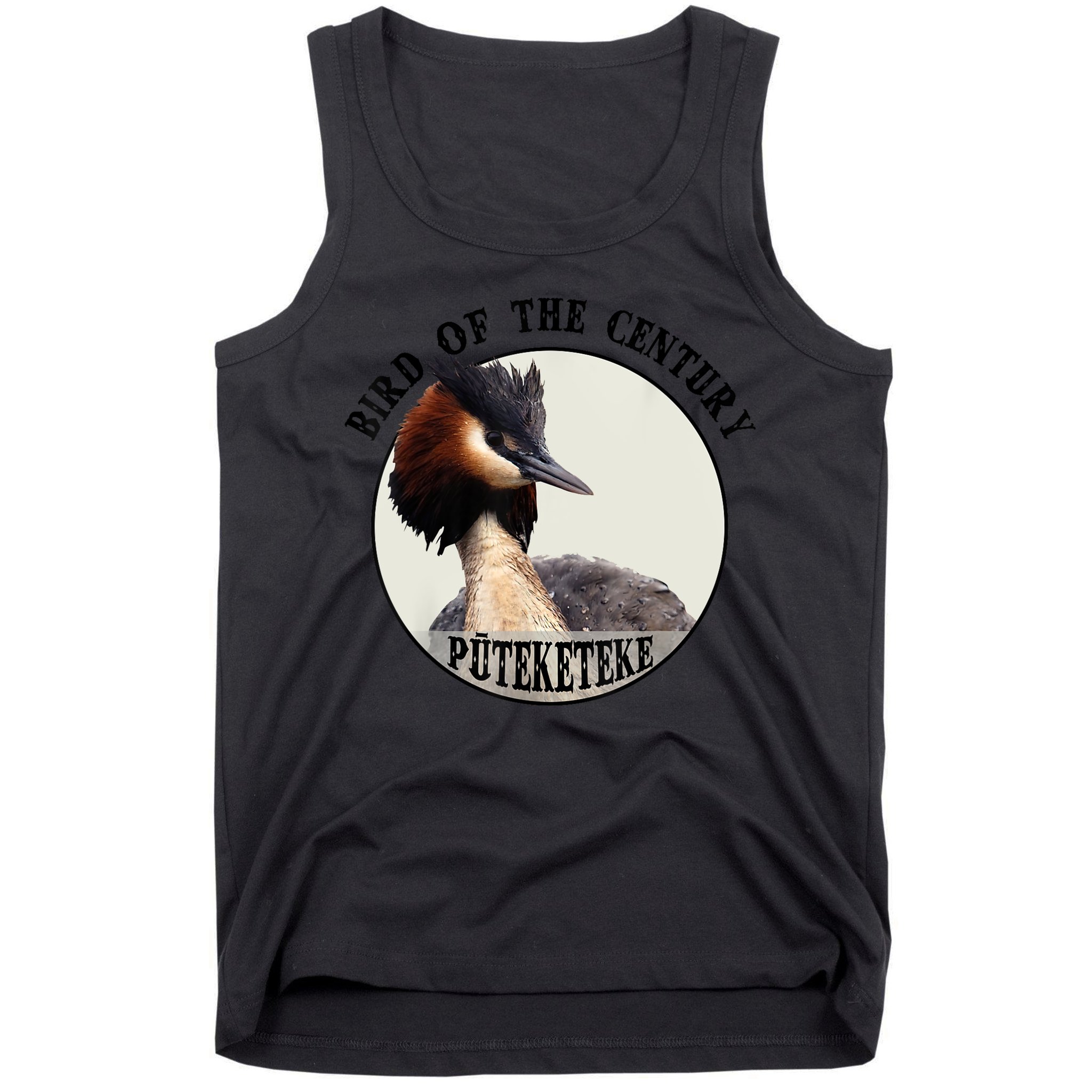 Cute Puteketeke New ZealandS Bird Of The Century Flower Tank Top