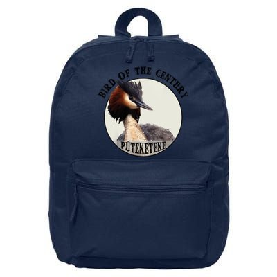 Cute Puteketeke New ZealandS Bird Of The Century Flower 16 in Basic Backpack