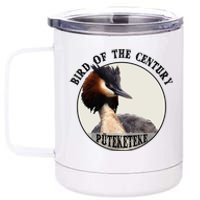 Cute Puteketeke New ZealandS Bird Of The Century Flower 12 oz Stainless Steel Tumbler Cup