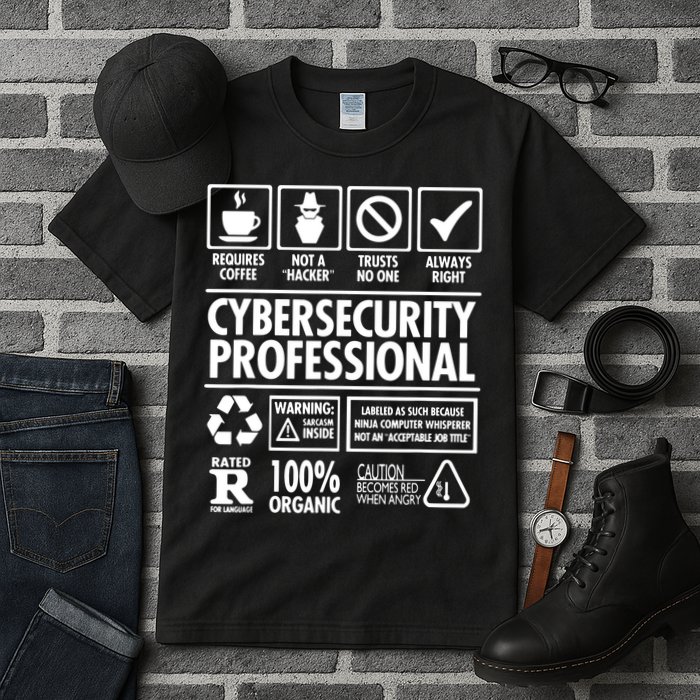 Cybersecurity Professional Not A Hacker Tall T-Shirt