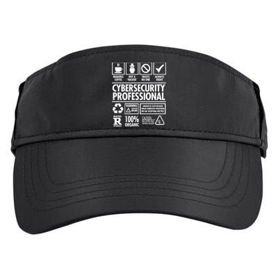 Cybersecurity Professional Not A Hacker Adult Drive Performance Visor