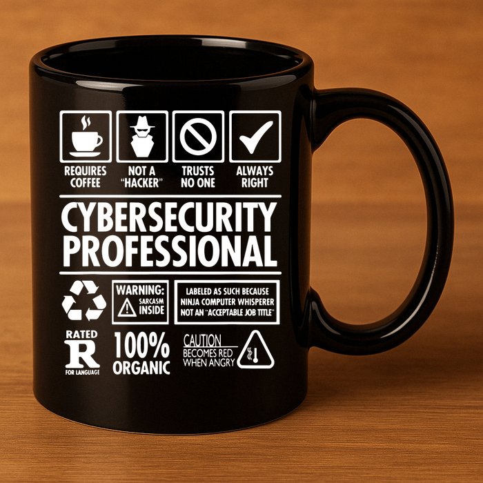Cybersecurity Professional Not A Hacker 11oz C Handle Ceramic Mug