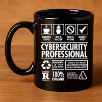 Cybersecurity Professional Not A Hacker 11oz C Handle Ceramic Mug