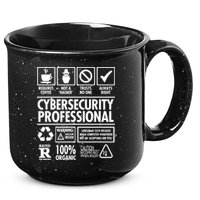 Cybersecurity Professional Not A Hacker 15oz Campfire Ceramic Mug