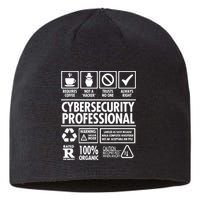 Cybersecurity Professional Not A Hacker Sustainable Beanie