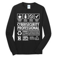 Cybersecurity Professional Not A Hacker Tall Long Sleeve T-Shirt