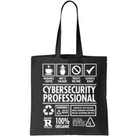 Cybersecurity Professional Not A Hacker Bag
