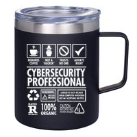 Cybersecurity Professional Not A Hacker 12oz Stainless Steel Coffee Mug