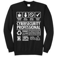 Cybersecurity Professional Not A Hacker Tall Sweatshirt