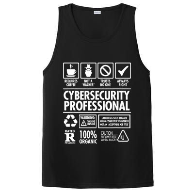 Cybersecurity Professional Not A Hacker PosiCharge Competitor Tank