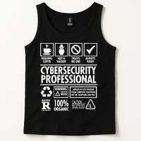 Cybersecurity Professional Not A Hacker Tank Top