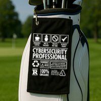 Cybersecurity Professional Not A Hacker Golf Towel