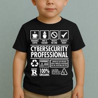 Cybersecurity Professional Not A Hacker Toddler T-Shirt