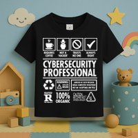 Cybersecurity Professional Not A Hacker Toddler T-Shirt