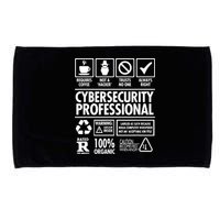 Cybersecurity Professional Not A Hacker Microfiber Hand Towel