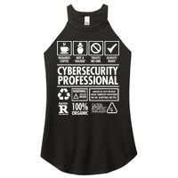 Cybersecurity Professional Not A Hacker Women's Perfect Tri Rocker Tank