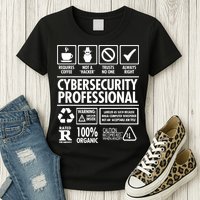 Cybersecurity Professional Not A Hacker Womens T-Shirt